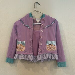 Matilda Jane , size 8, purple light and blue.